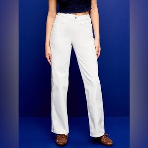 Old Navy Straight-Leg White Jeans